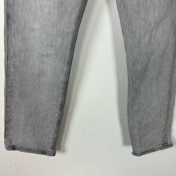 Levis Jeans Denim Wedgie Straight Light Wash Grey Silver Solid Premium Cotton - Picture 3 of 10